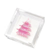 Tara Wilson Designs Giftware Cocktail Napkin Holder - Pink Pagoda