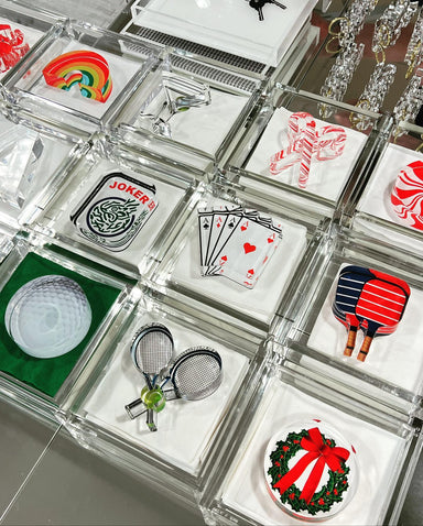 Tara Wilson Designs Giftware Cocktail Napkin Holder - Rainbow