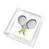 Tara Wilson Designs Giftware Cocktail Napkin Holder - Tennis Racquets
