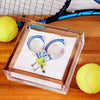 Tara Wilson Designs Giftware Cocktail Napkin Holder - Tennis Racquets