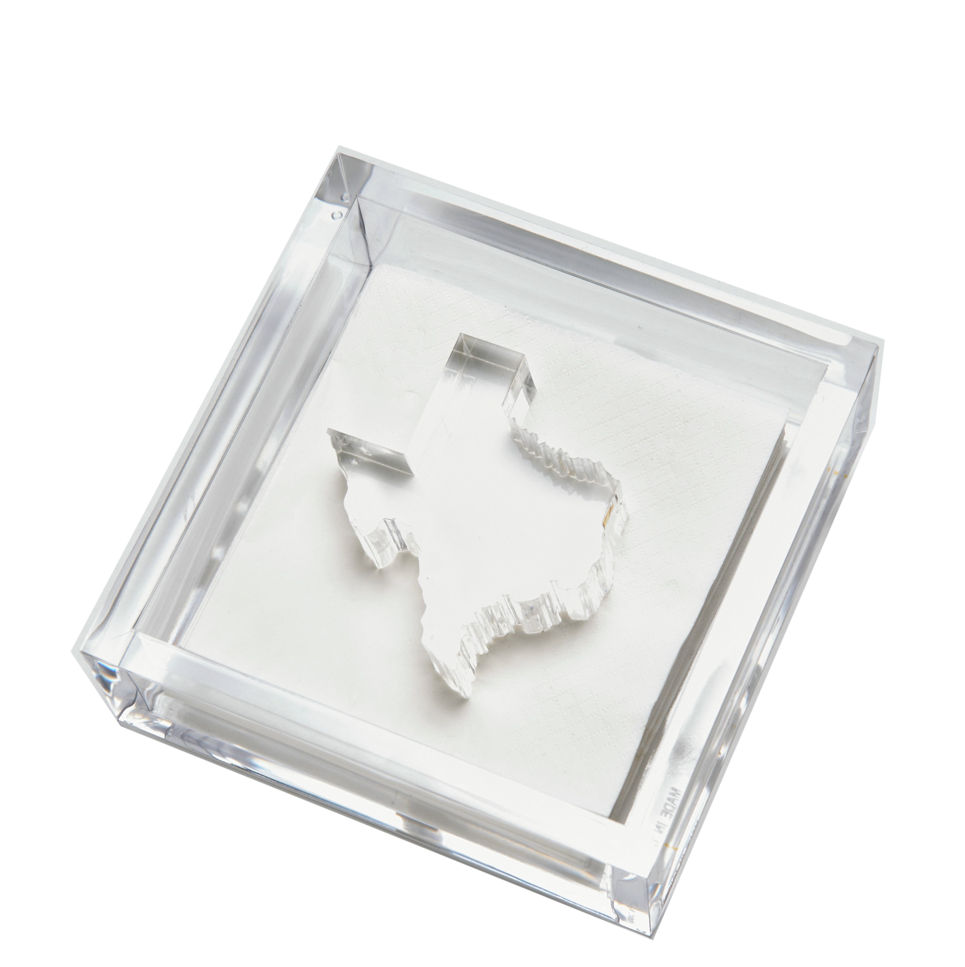 Tara Wilson Designs Giftware Cocktail Napkin Holder - Texas