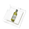 Tara Wilson Designs Giftware Cocktail Napkin Holder - White Wine Bottle