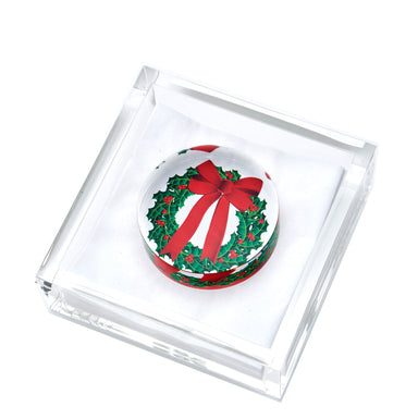 Tara Wilson Designs Giftware Cocktail Napkin Holder - Wreath