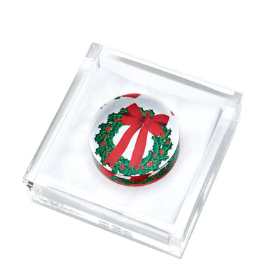 Tara Wilson Designs Giftware Cocktail Napkin Holder - Wreath
