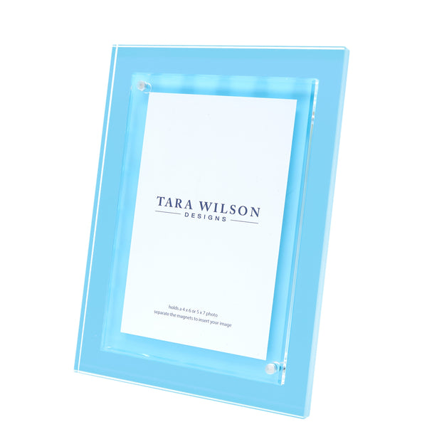 Tara Wilson Designs Picture Frames Color Acrylic Frame - Pastel Blue