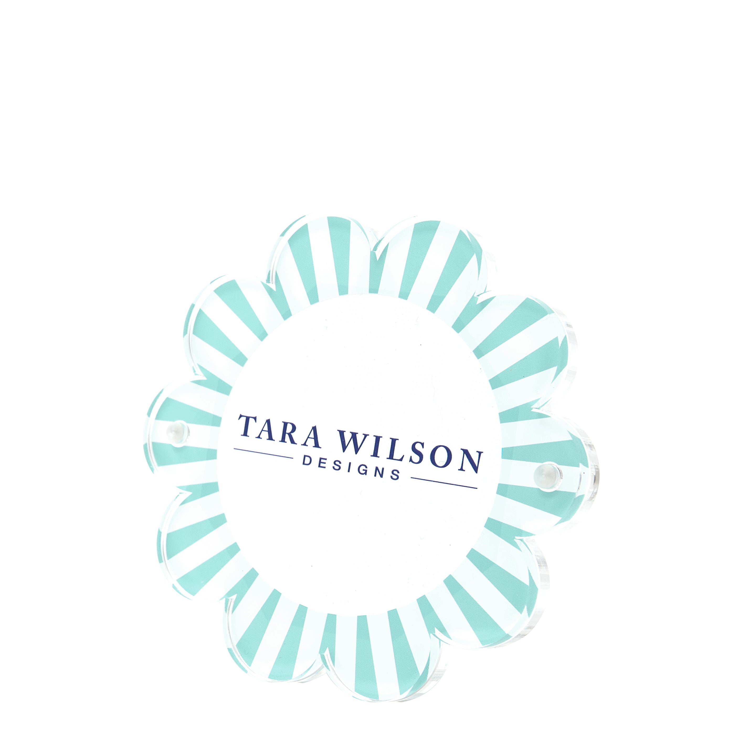 Tara Wilson Designs Picture Frames Daisy Frame - Pastel Turquoise / White