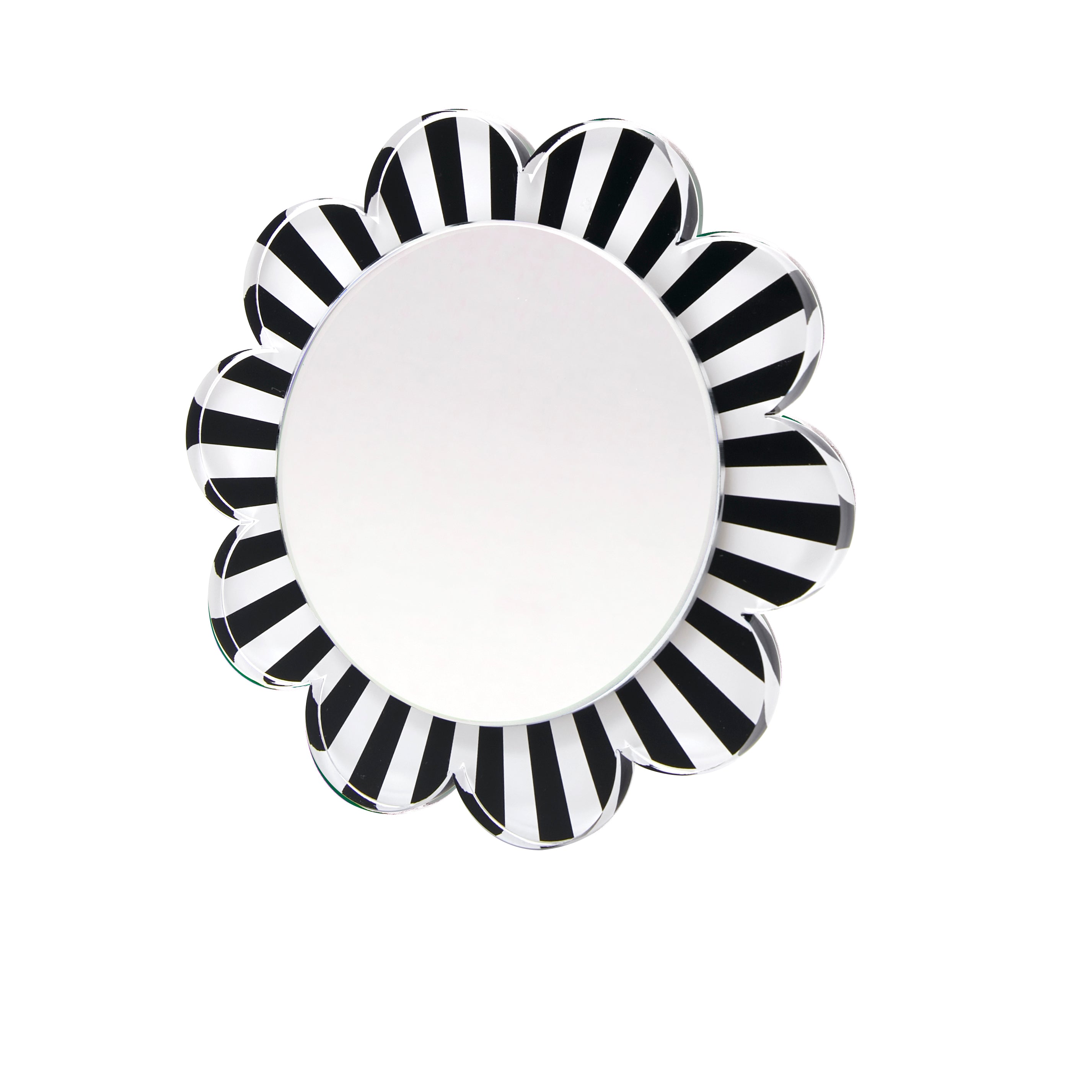 Tara Wilson Designs Giftware Daisy Mirror - Black / White
