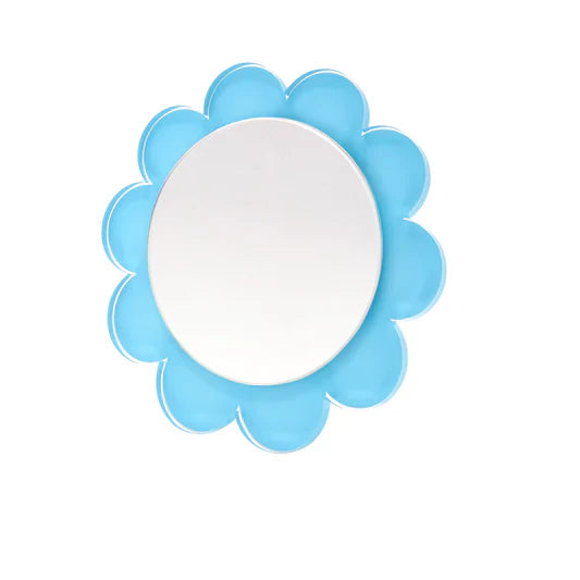 Tara Wilson Designs Giftware Daisy Mirror - Pastel Blue