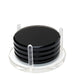Tara Wilson Designs Giftware Drink Coasters - Black / White