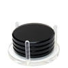 Tara Wilson Designs Giftware Drink Coasters - Black / White