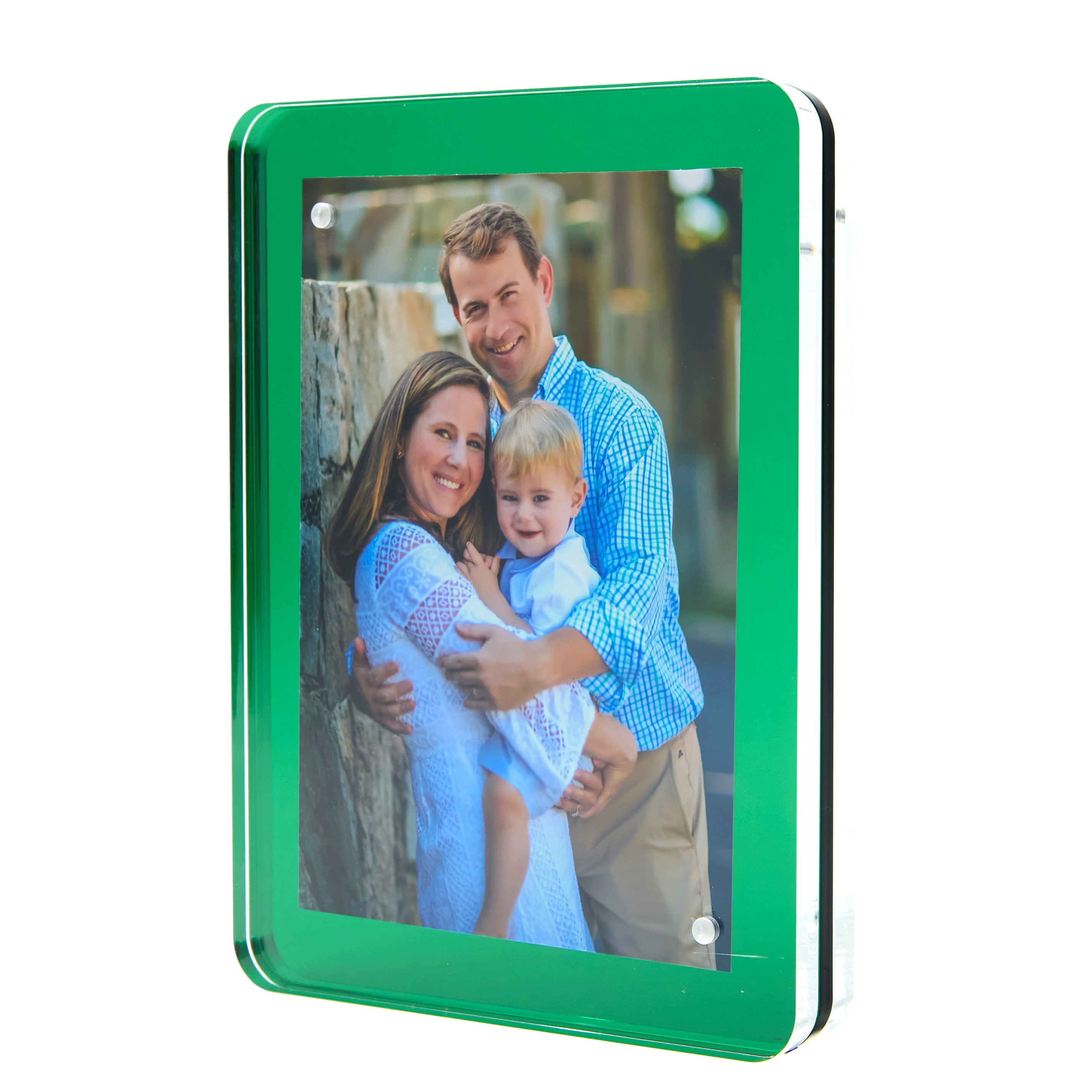 Tara Wilson Designs Picture Frames Emerald Acrylic 5" x 7" Flip Frame