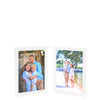 Tara Wilson Designs Giftware Large Double Bevel Frame - White