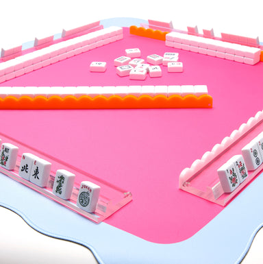 Tara Wilson Designs Giftware Mahjong Racks - Orange & White - PreOrder Shipping Mid/Late Feb.