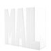 Tara Wilson Designs Giftware Mail Holder - White