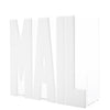 Tara Wilson Designs Giftware Mail Holder - White