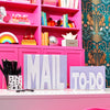 Tara Wilson Designs Giftware Mail Holder - White