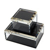 Tara Wilson Designs Giftware Photo Box - 4" X 4" - Black