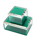Tara Wilson Designs Giftware Photo Box - 4" X 4" - Green