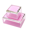 Tara Wilson Designs Giftware Photo Box - 5" X 7"  Pastel Pink