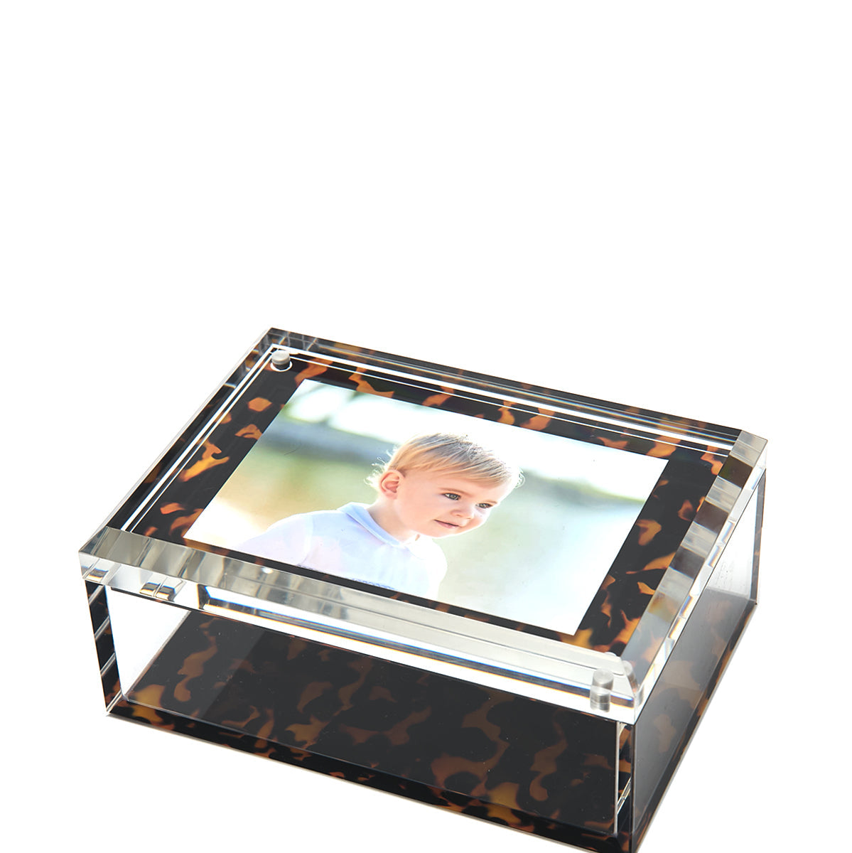 Tara Wilson Designs Giftware Photo Box - 5" X 7"  Tortoise