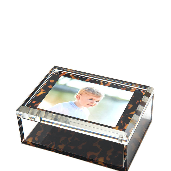 Tara Wilson Designs Giftware Photo Box - 5" X 7"  Tortoise