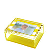 Tara Wilson Designs Giftware Photo Box - 5" X 7"  Yellow & White Stripe