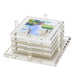 Tara Wilson Designs Giftware Photo Drink Coasters - White