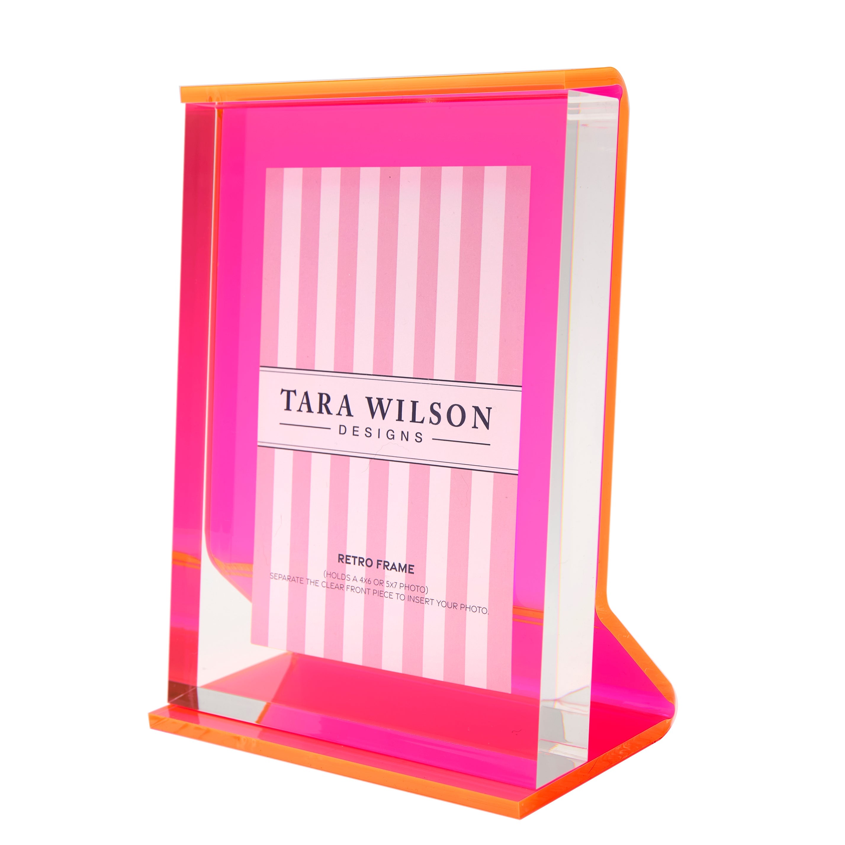 Tara Wilson Designs Picture Frames Retro Frame - Hot Pink