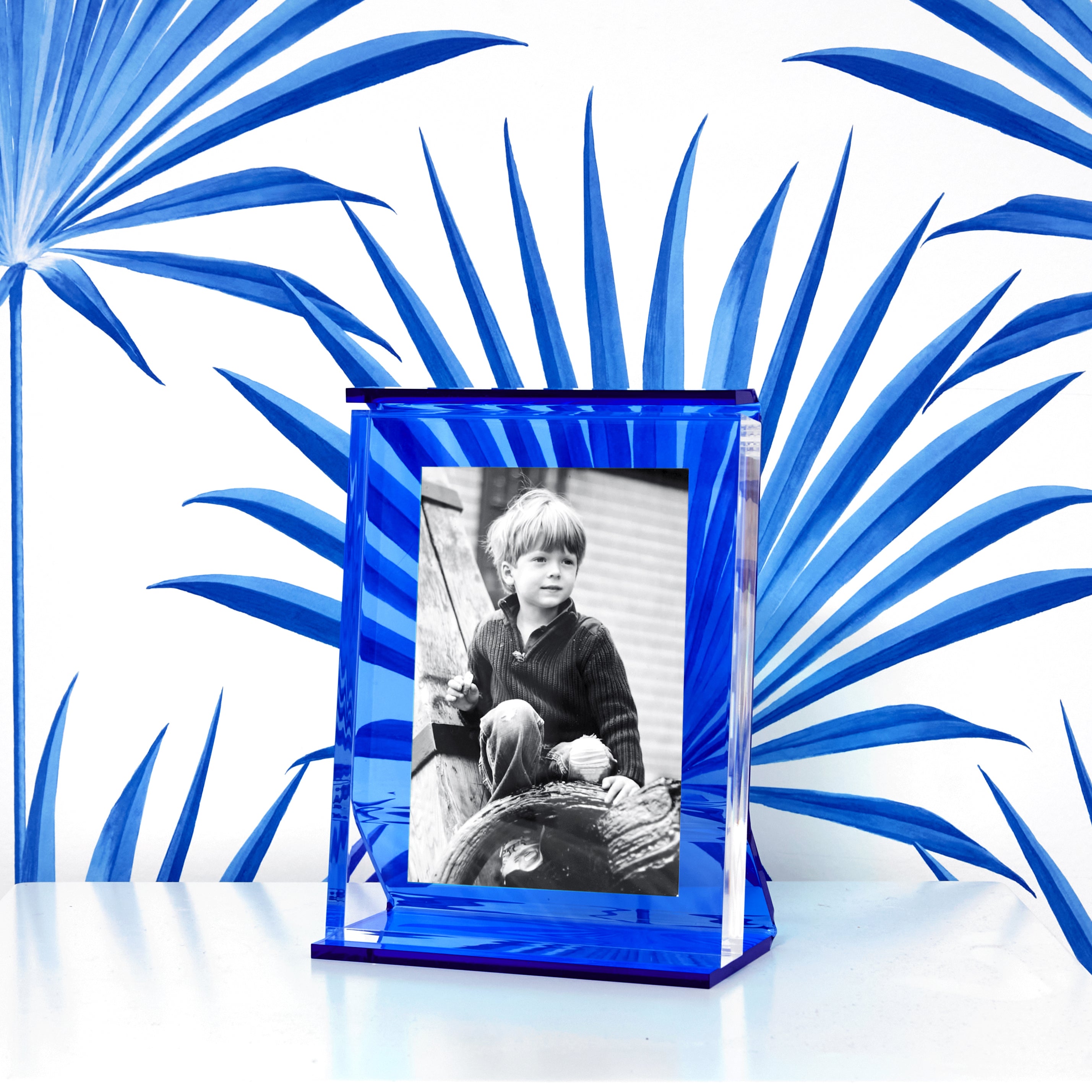 Tara Wilson Designs Picture Frames Retro Frame - Sea Glass Blue