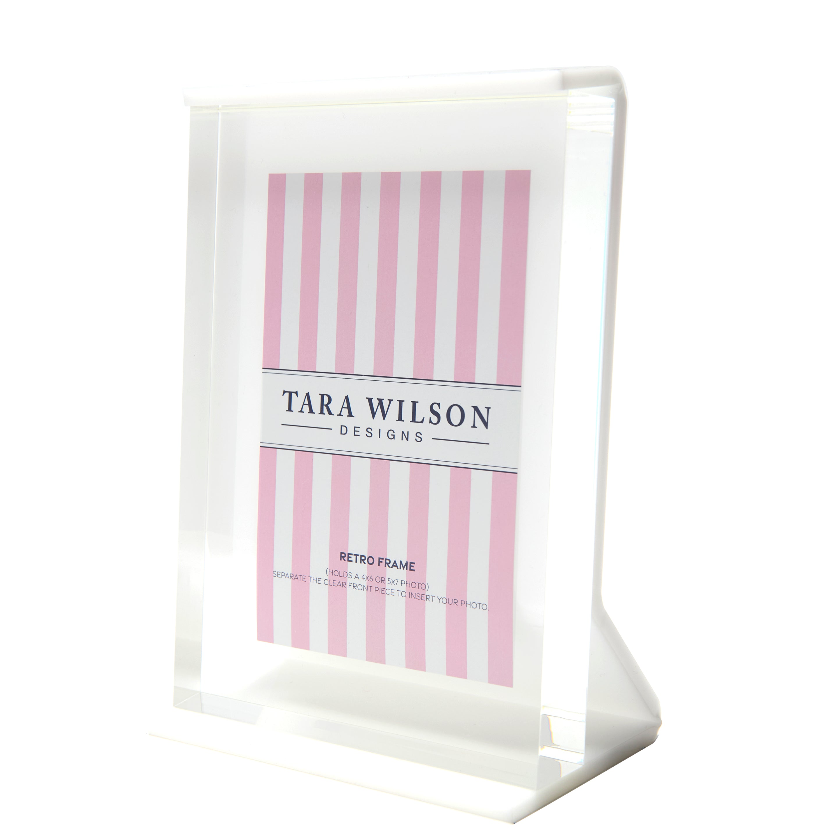 Tara Wilson Designs Picture Frames Retro Frame - White