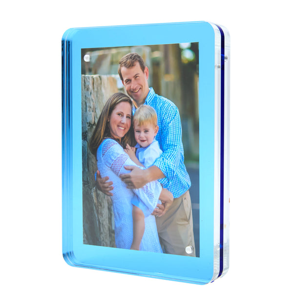 Tara Wilson Designs Picture Frames Sapphire Acrylic 5" x 7" Flip Frame