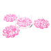 Tara Wilson Designs Giftware Scallop Drink Coasters - Toile Pink