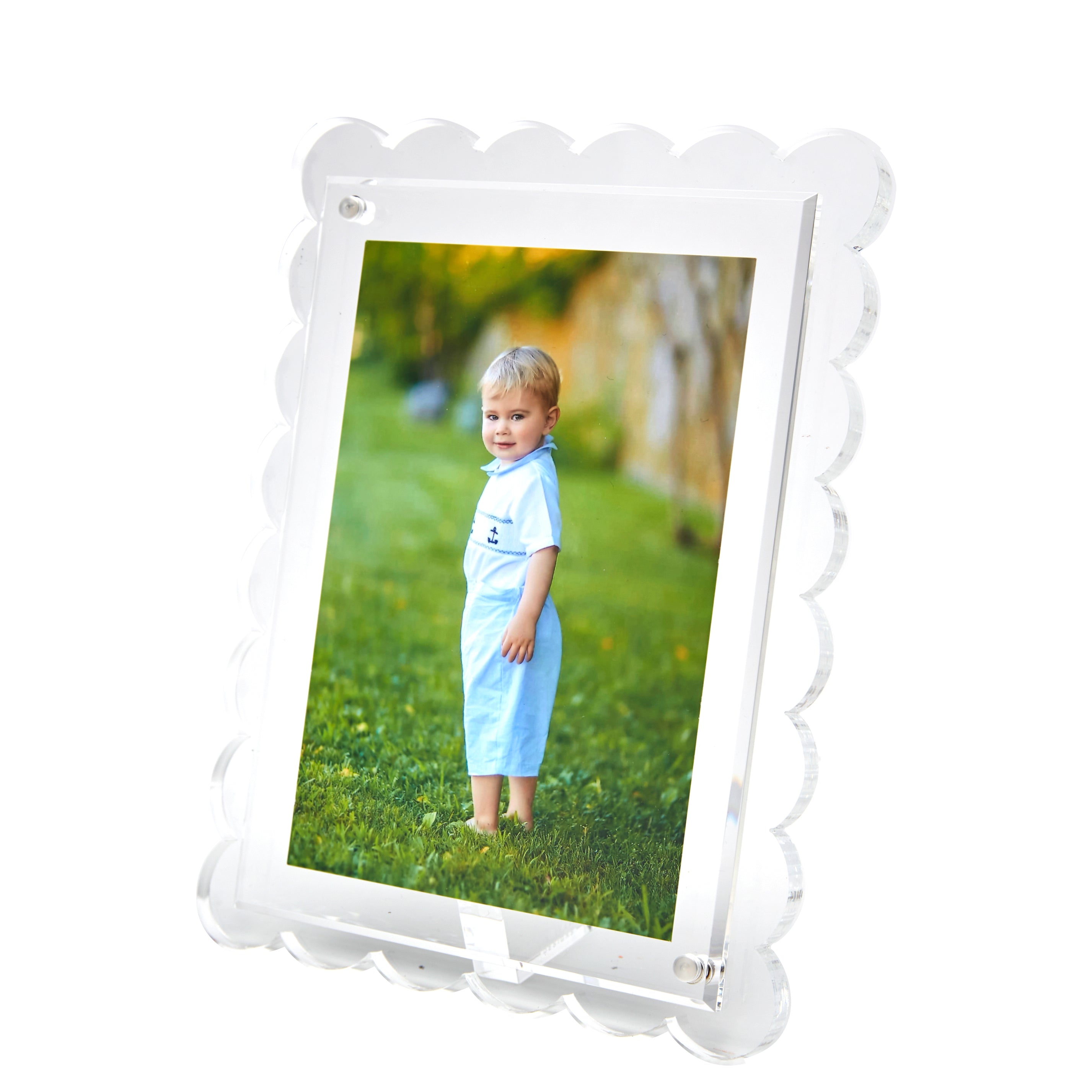 Tara Wilson Designs Giftware Scallop Frame 5x7 / 4x6 - Clear