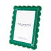 Tara Wilson Designs Giftware Scallop Frame 5x7 / 4x6 - Green