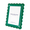 Tara Wilson Designs Giftware Scallop Frame 5x7 / 4x6 - Green