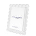 Tara Wilson Designs Picture Frames Scallop Frame 5x7 / 4x6 - White