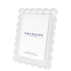 Tara Wilson Designs Picture Frames Scallop Frame 5x7 / 4x6 - White