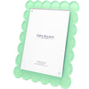 Tara Wilson Designs Picture Frames Scallop Frame - 8 X 10 - Pastel Green
