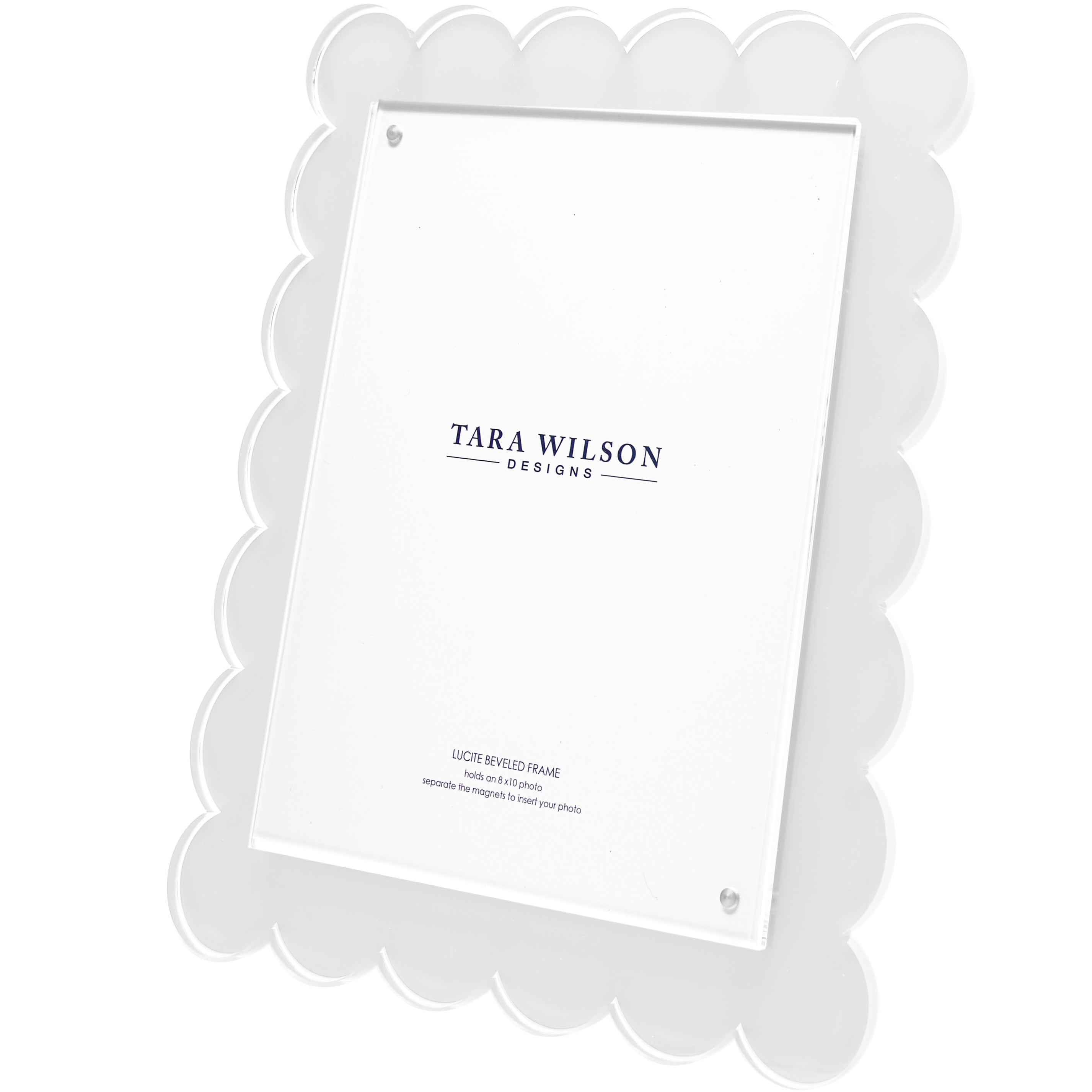 Tara Wilson Designs Picture Frames Scallop Frame - 8 X 10 - White