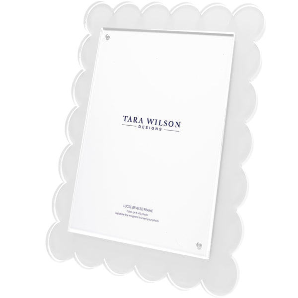 Tara Wilson Designs Picture Frames Scallop Frame - 8 X 10 - White