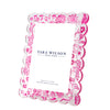 Tara Wilson Designs Giftware Scallop Frame - Pink Toile