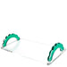Tara Wilson Designs Giftware Scallop Handle Photo Tray - Emerald