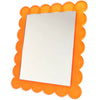 Tara Wilson Designs Giftware Scallop Mirror -  11 X 13 - Orange