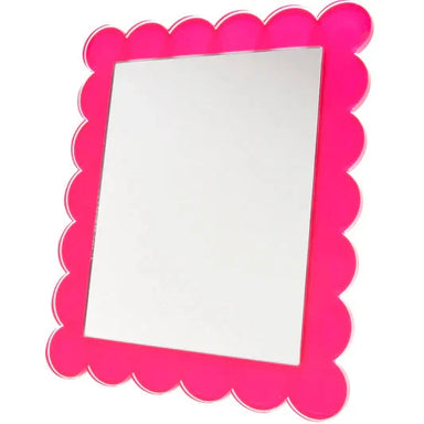 Tara Wilson Designs Giftware Scallop Mirror - 11 X 13 - Pink