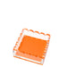 Tara Wilson Designs Giftware Scallop Photo Tray - Small - Orange