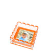 Tara Wilson Designs Giftware Scallop Photo Tray - Small - Orange
