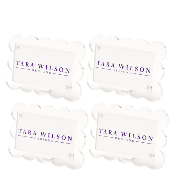 Tara Wilson Designs Giftware Scallop Place Card Holder