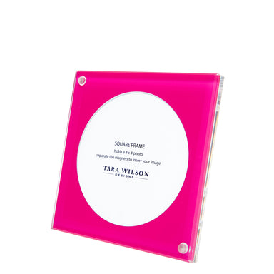 Tara Wilson Designs Picture Frames Square Frame - 5 X 5 - Pink