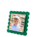 Tara Wilson Designs Picture Frames Square Scallop Frame - Green