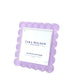 Tara Wilson Designs Picture Frames Square Scallop Frame - Lavender
